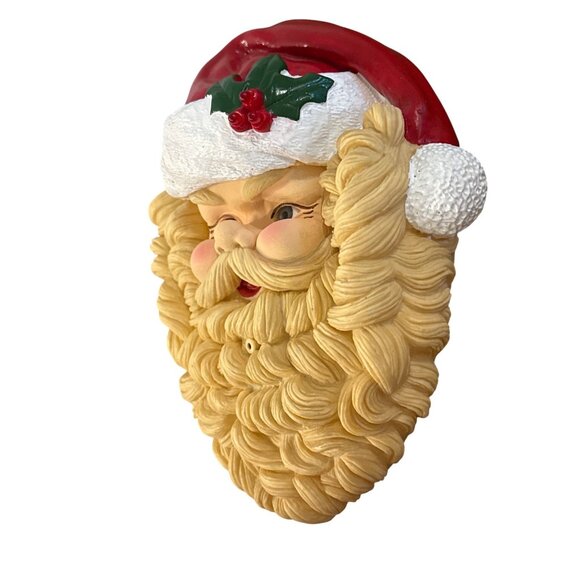 Vintage Motion Detected Activated Musical Santa Claus, Vintage Santa Face, Music - Picture 4 of 8